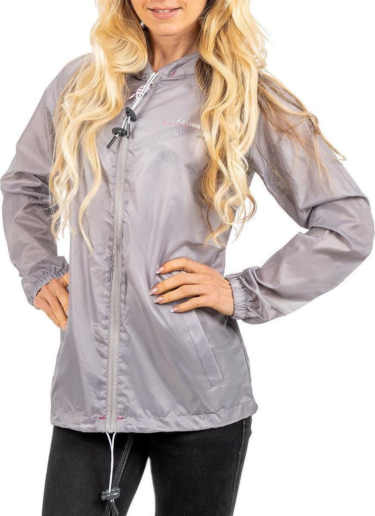 Geo Norway Damen Windbreaker Boat Lady Light Grey XXL