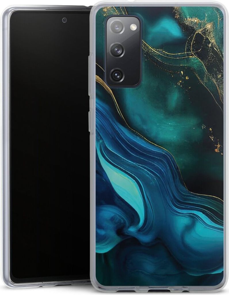 DeinDesign Handyhülle für Samsung Galaxy S20 FE 5G Silikon Hülle Case Smartphone Schutzhülle Art Farbverlauf Marmor
