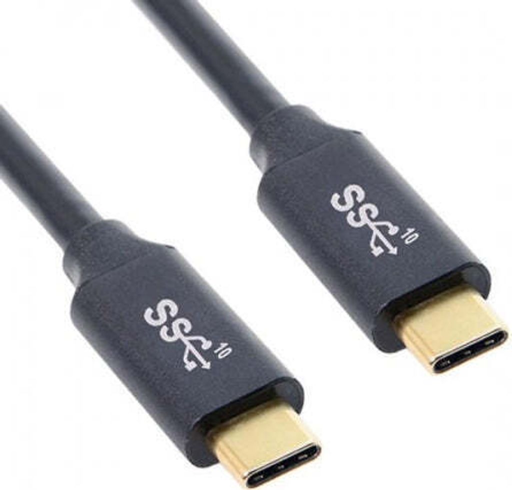 System-S USB Typ C 3.1 Kabel auf USB Typ C 3.1 Gen 2 100W Gbit/s 100cm