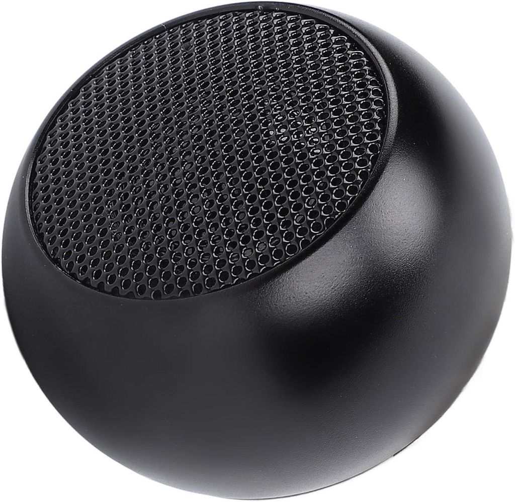 Kleiner Lautsprecher,Tragbarer Kabelloser Bluetooth-Lautsprecher, Kleine -Metalllautsprecher, Bass, 360-Grad-Surround, für Wandern, Radfahren, Zuh...
