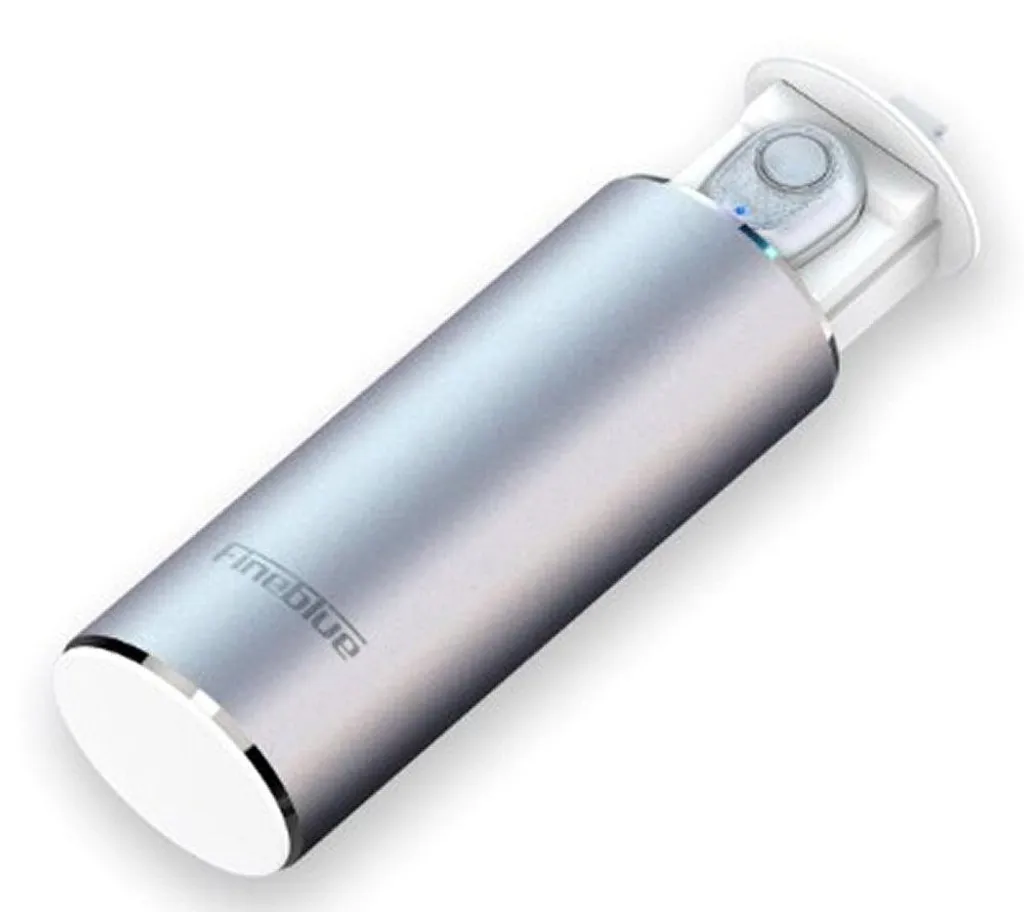 Écouteurs FineBlue X9 Plus Argent - Oreillettes Bluetooth 5.0 Sans Fil