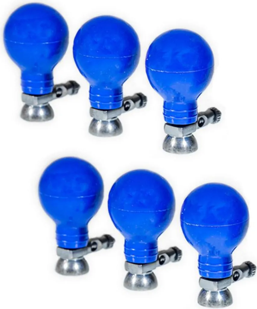Électrodes ECG pédiatriques anti-irritation 15 mm réutilisables (x6)
