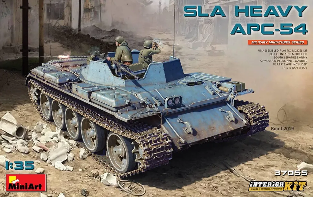 Maquette en Plastique SLA Heavy APC-54 MiniArt 1/35 à Construire