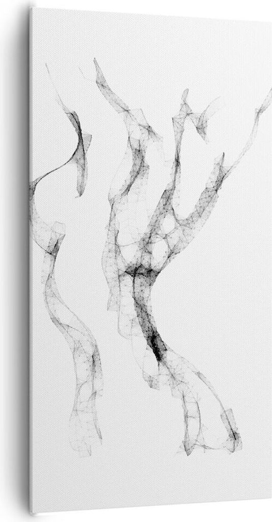 Bild auf Leinwand - Leinwandbild - Einteilig - Frau Körper Nacktheit - 65x120cm - Wand Bild - Wanddeko - Wandbilder - Leinwanddruck - Bilder - Wan...