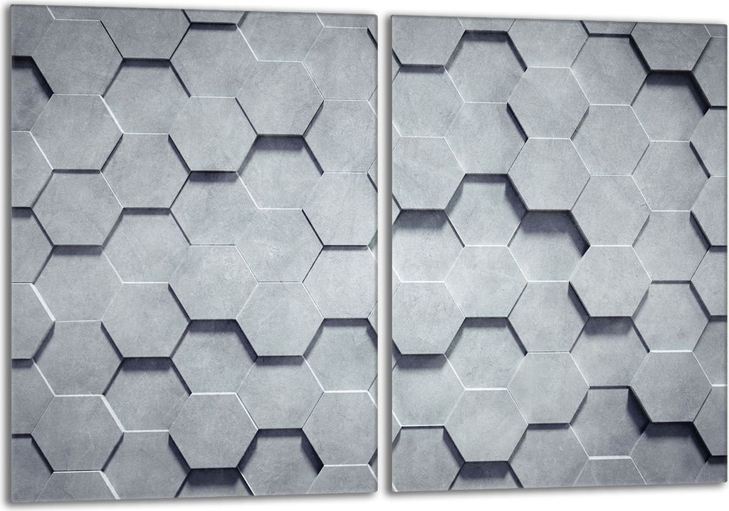 Glasschutzplatte für den Herd 2x40x52 Muster