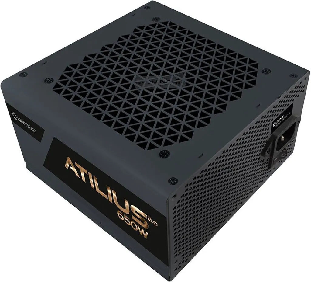 Alimentation PC 650W idéale pour Gaming - Unyka Atilus 80 Plus Bronze