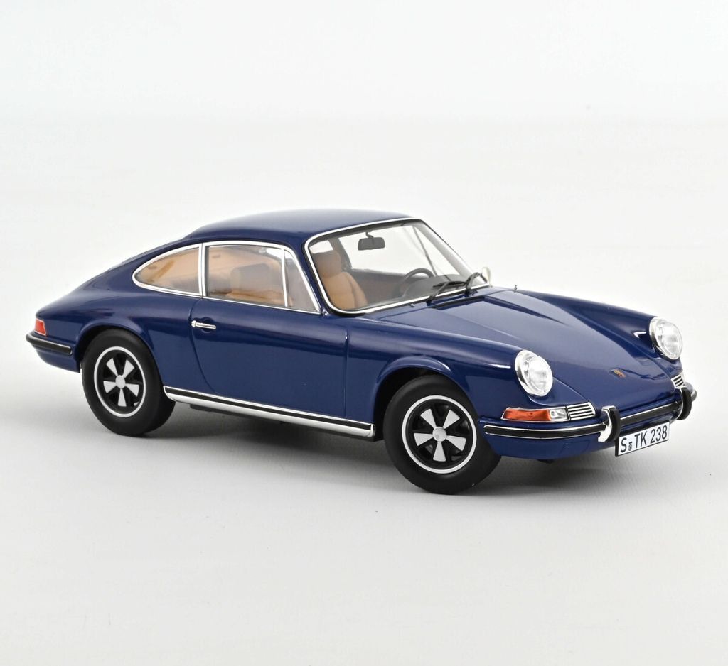 Norev 187647 Porsche 911 S blau 1969 Maßstab 1:18 Produktbild 