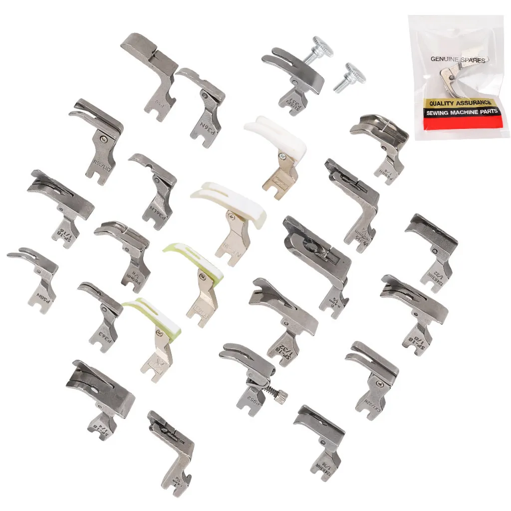 Kit pied-de-biche machine à coudre multifonctionnel 32 pièces en acier