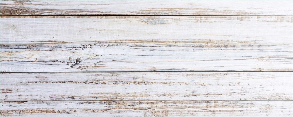 Wallario Poster - Helle Holzstruktur - Muster - Alter Dielenfußboden, Kunstdruck Größe: 50 x 125 cm