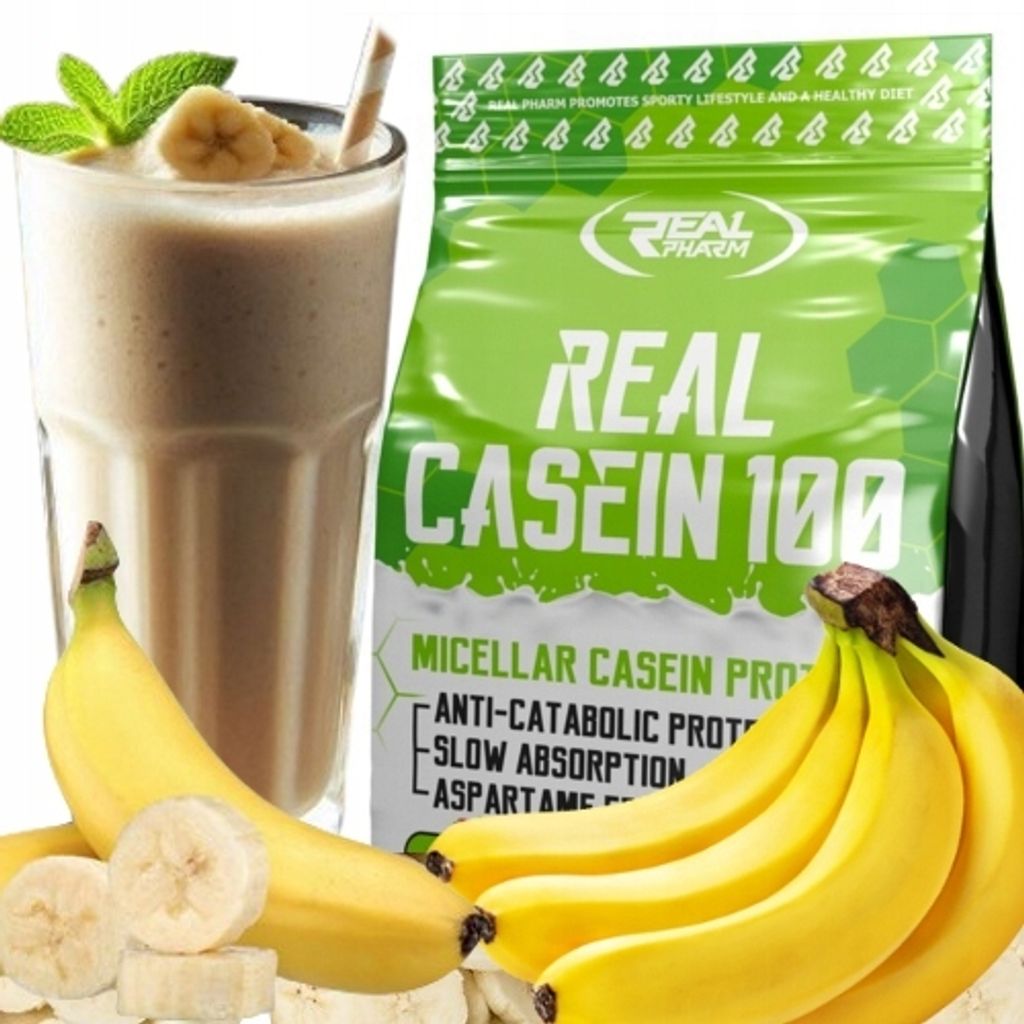 PROTEIN CASEIN BCAA EAA Real Pharm Real Casein 100 700g Banane