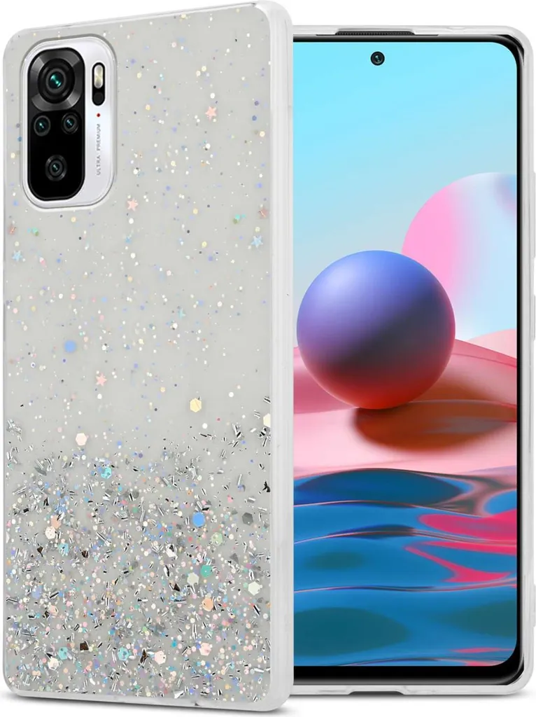Custodia Cadorabo Glitter per Xiaomi Redmi Note 10 4G / 10S | Silicone