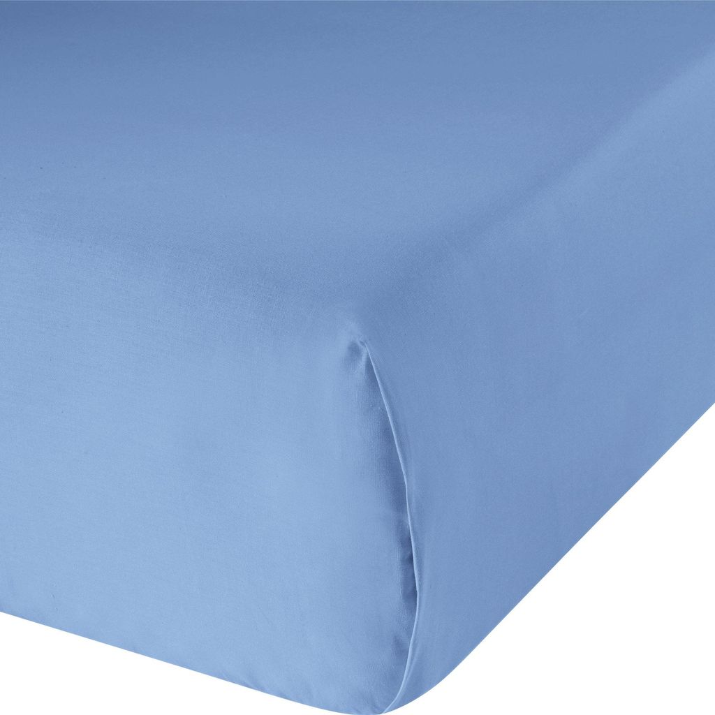 Erwin Müller Bettlaken Würzburg" blau 240x280 cm"