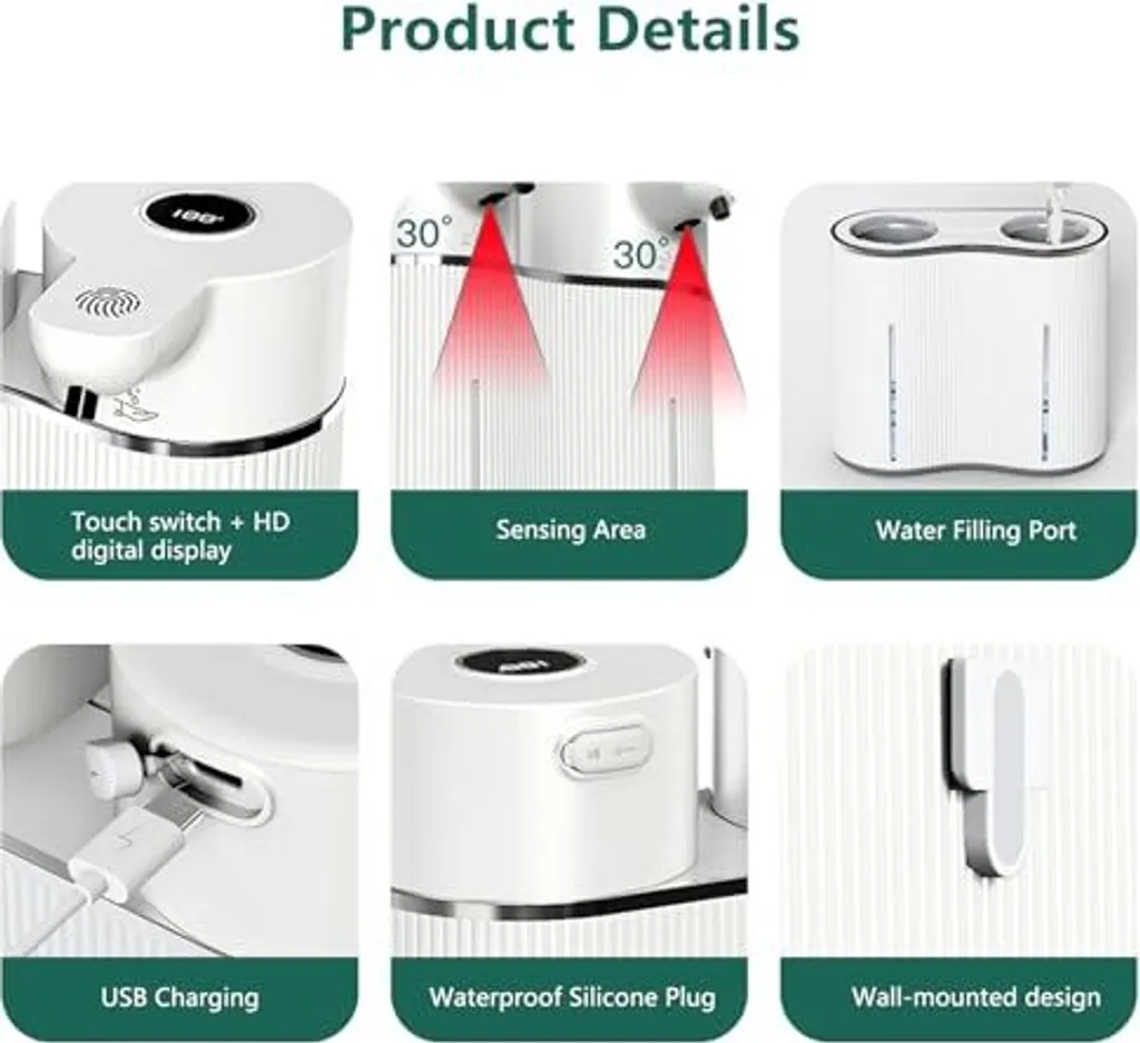 Dispenser Di Sapone Intelligente Sensore Di Movimento Touchless Da 420