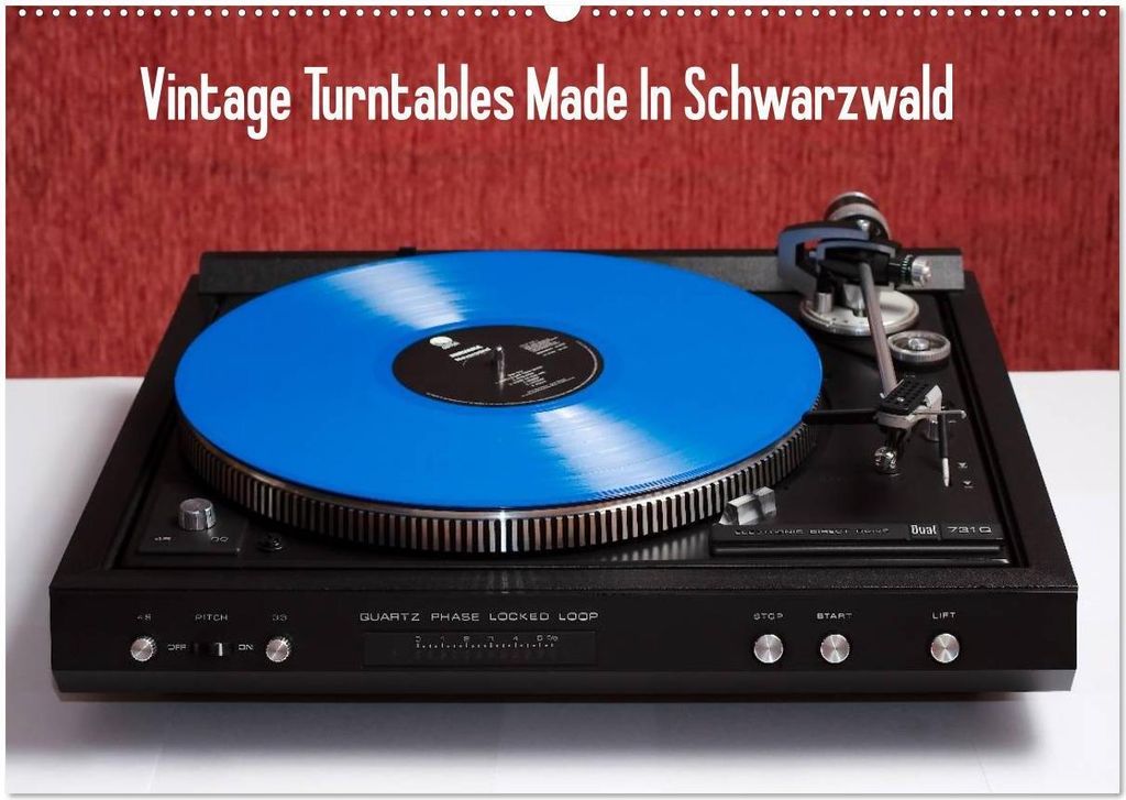 Vintage Turntables Schwarzwald (Wandkalender 2026 DIN A2 quer), CALVENDO Monatskalender