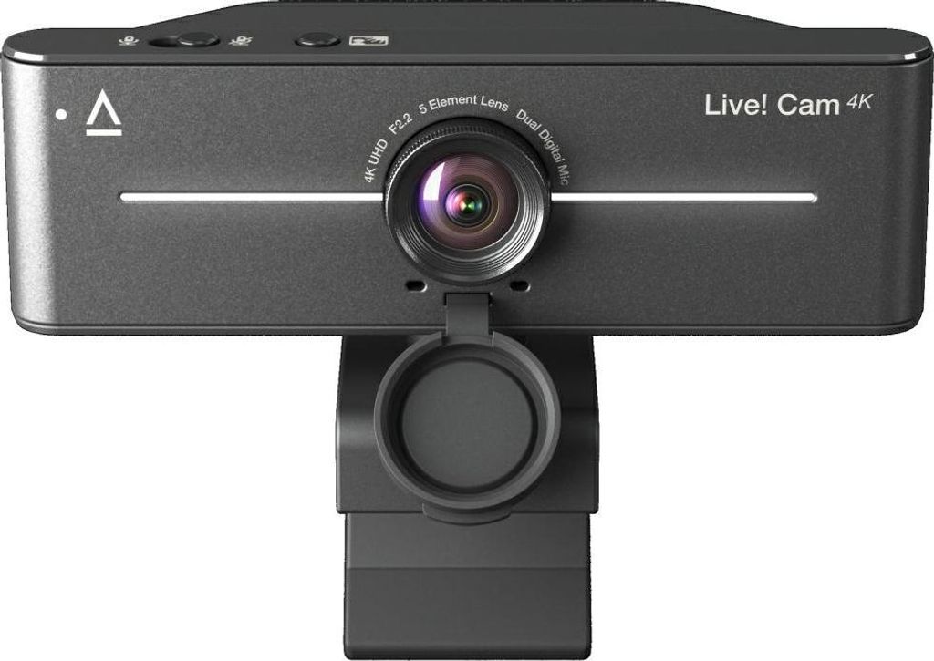 Creative Webcam Live Cam 4K, 1.80m USB Kabel, schwarz