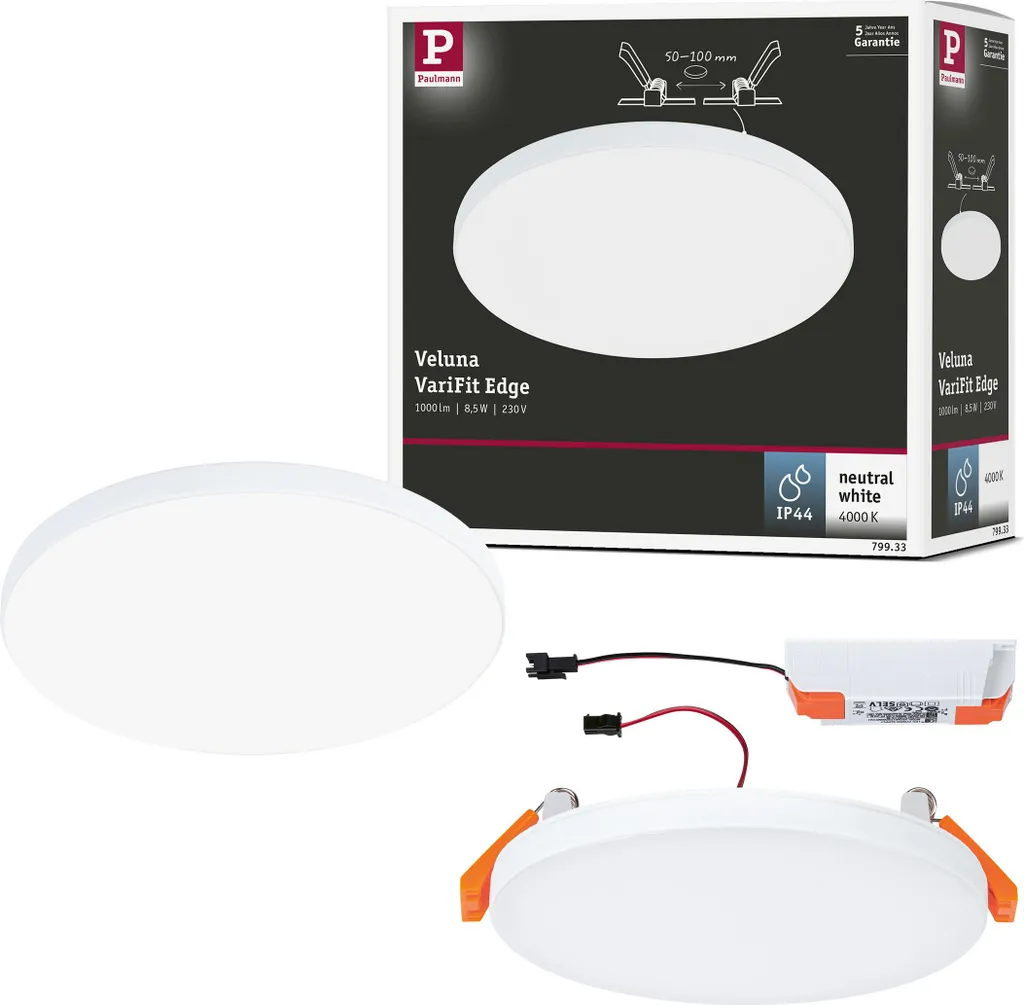 Paulmann VariFit LED pannello da incasso Veluna Edge