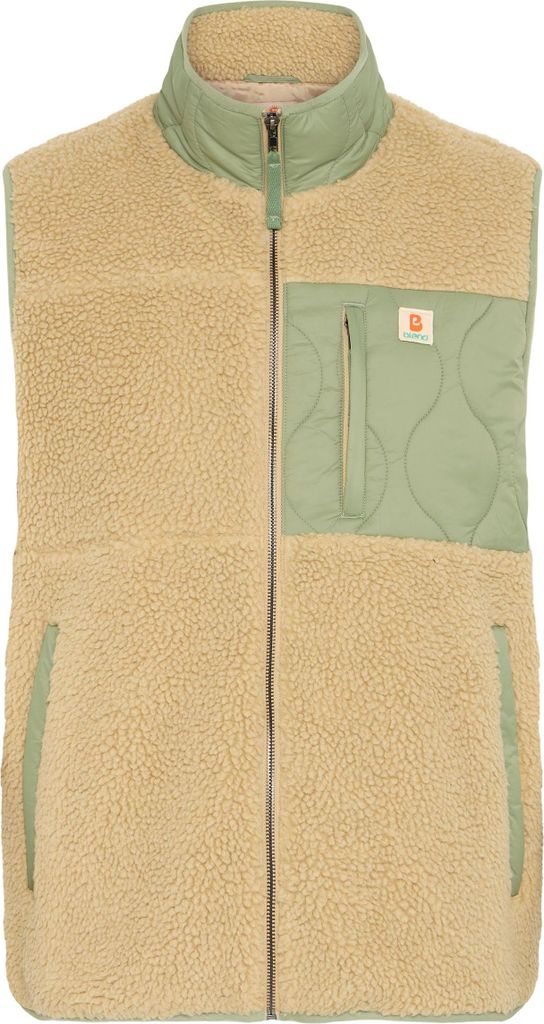 BLEND Leichte Weste mit Stehkragen und Reißverschluss Teddy Größe: XL