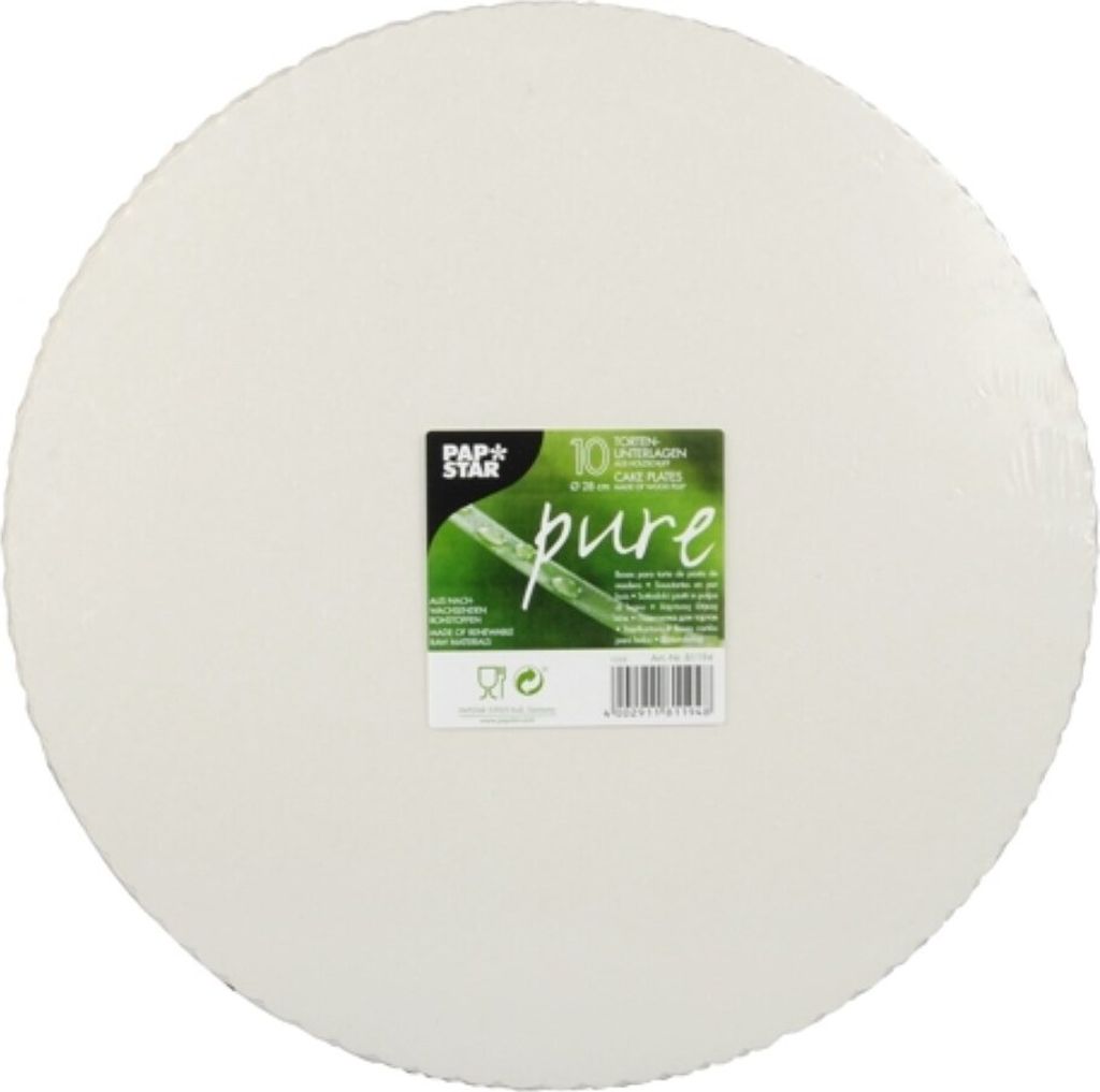 Papstar cake pads blanc Image du produit 
