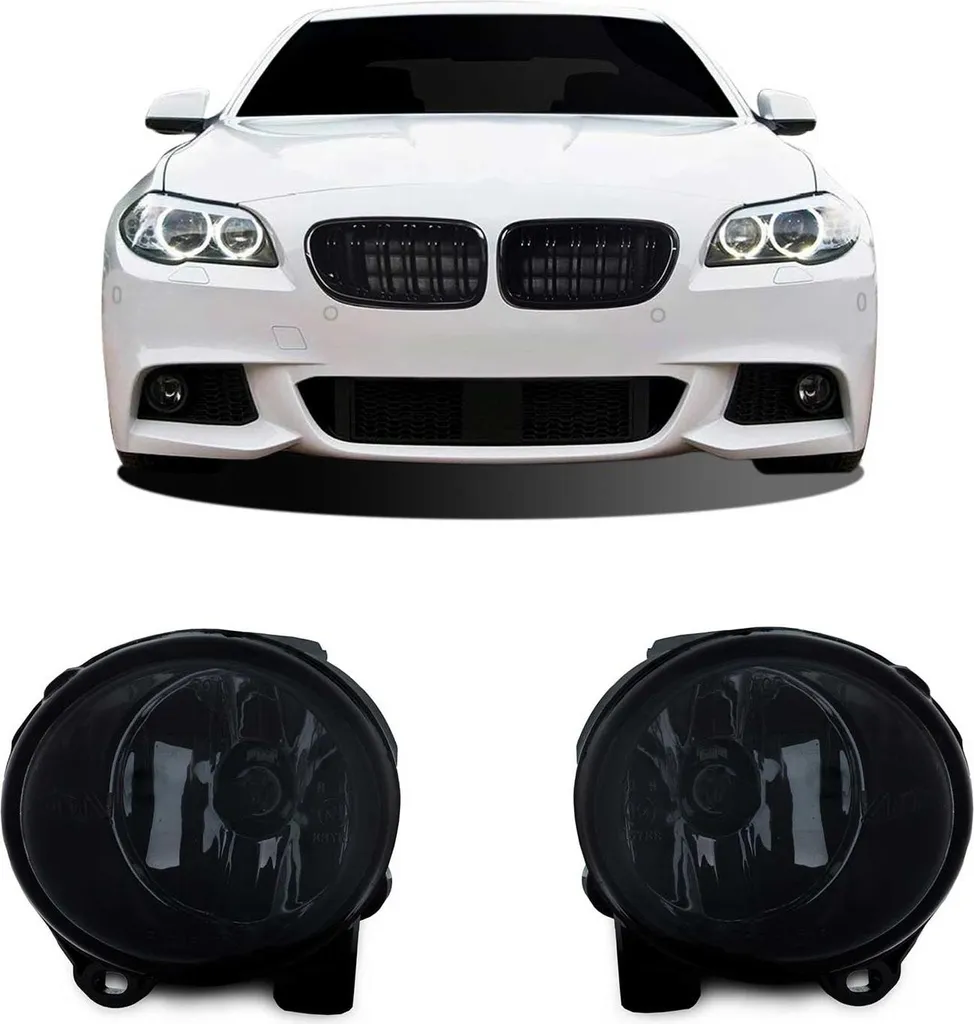 Antibrouillard noir JOM look sport pour BMW F10 F11 F07 E92 E93 ab 2009
