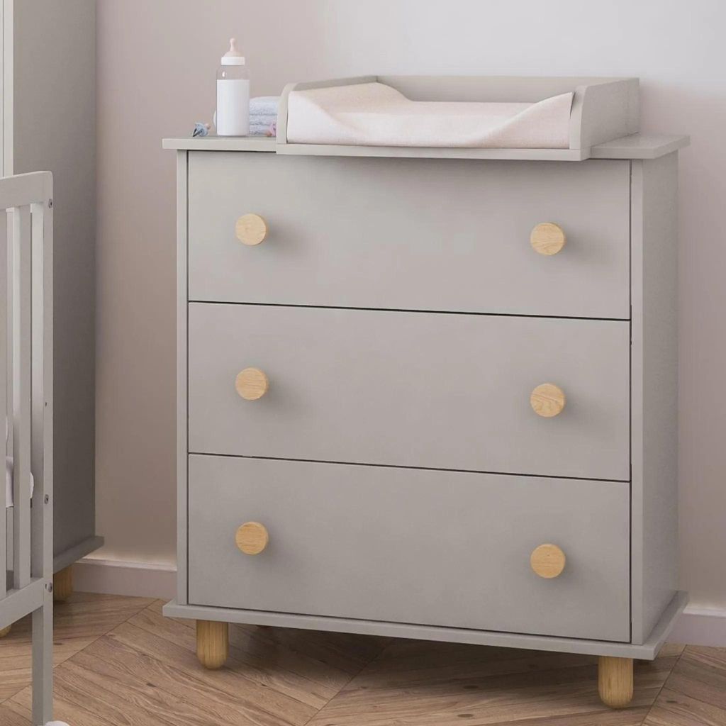 ZEE LUMI Kaschmir 83x93x48 cm Wickelkommode mit 3 Produktbild 