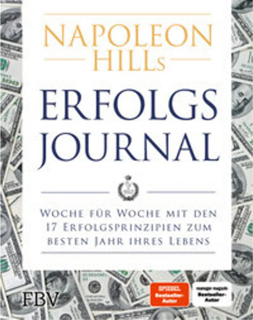 Journal de Succès Napoleon Hill - Carnet de Note Méthode de Réussite Or