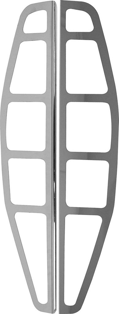 Rücklicht Leisten Heckleuchte für Fiat Doblo 2000-2006 Edelstahl Silber 2tlg