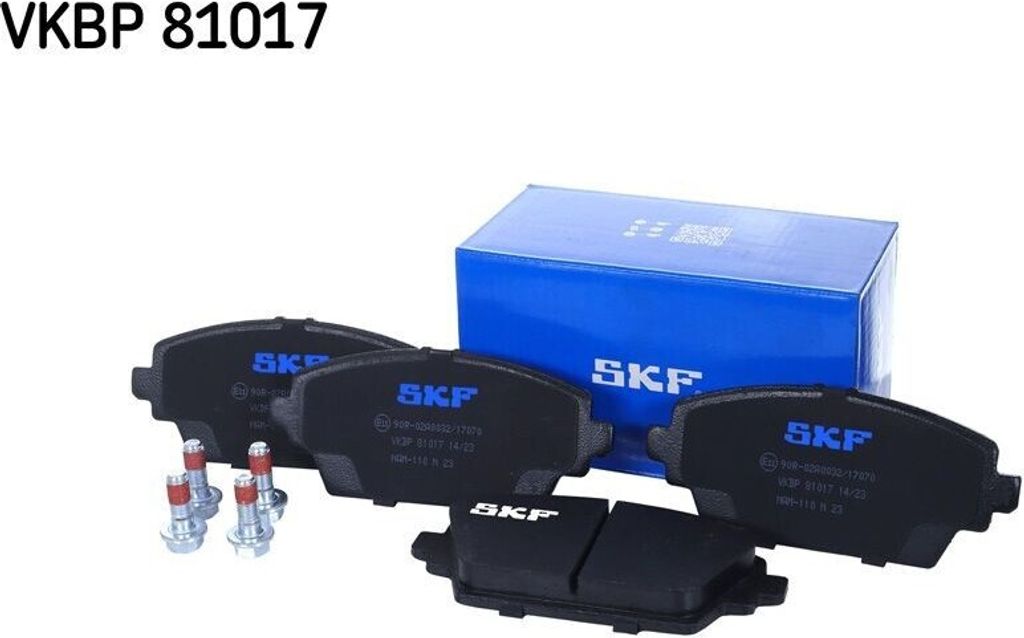 SKF Bremsbeläge Satz Vorne Bremsklötze für NISSAN ALMERA TINO (V10) VKBP 81017