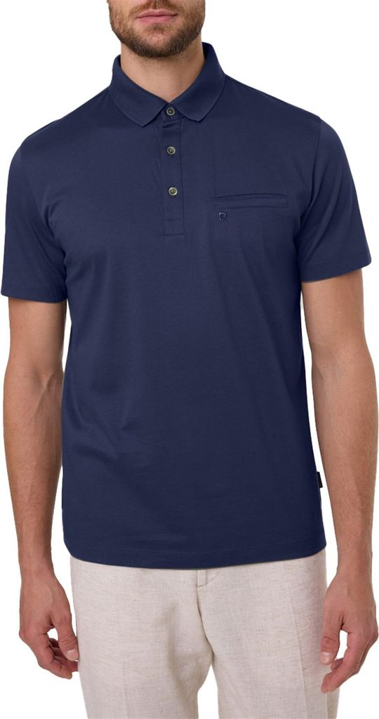 Pierre Cardin Polo Dunkelblau Effen