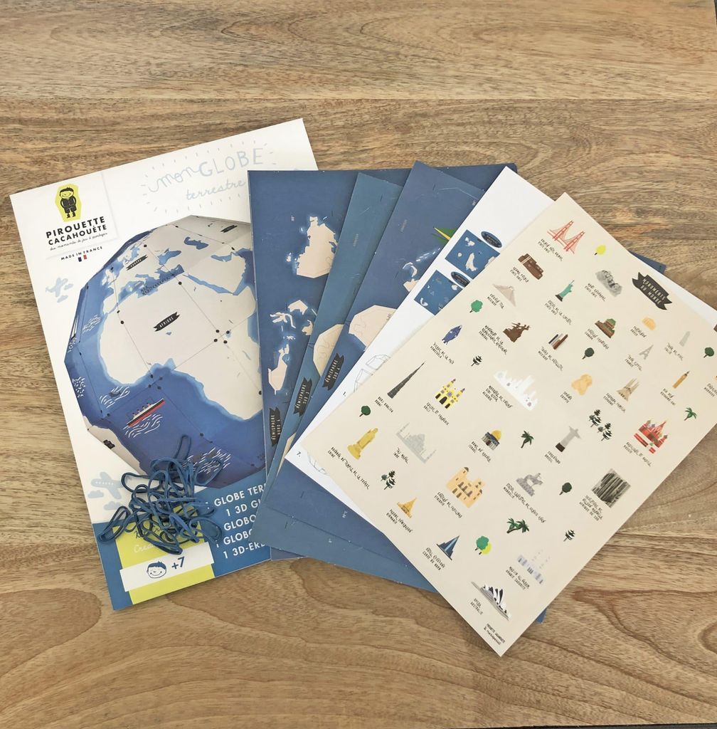 Kit créatif : Globe terrestre 3D Image du produit 
