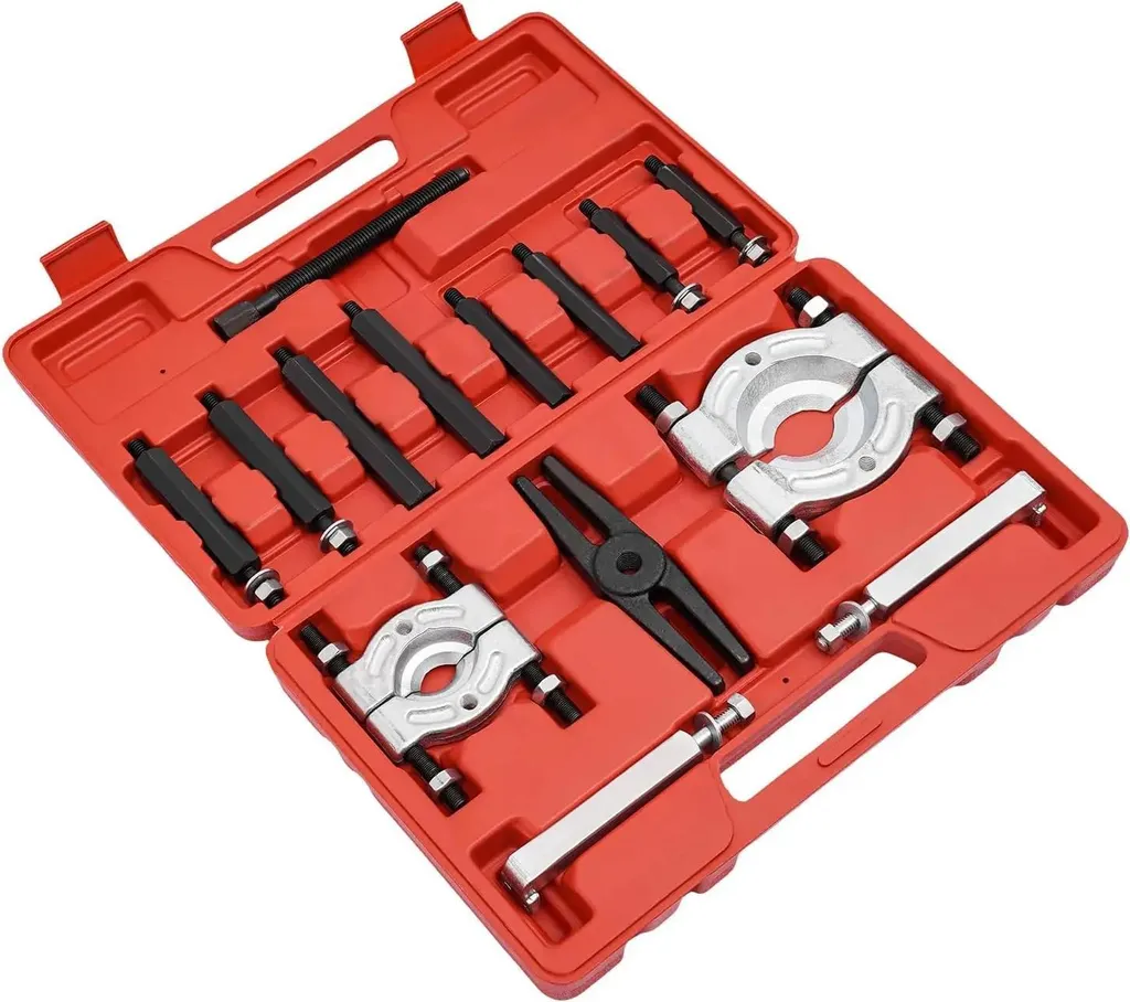 Estrattore per Cuscinetti Argento 14 Pezzi 5-10t - Acciaio Top!