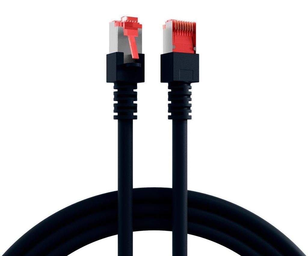 EFB RJ45 Patchkabel S/FTP, Cat.6, LSZH, 2m, schwarz