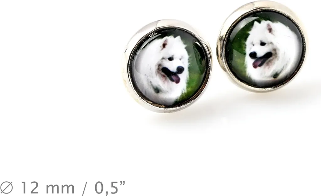 Set Gioielli Samoyedo Personalizzati Art-Dog: Regalo Donna Artigianale