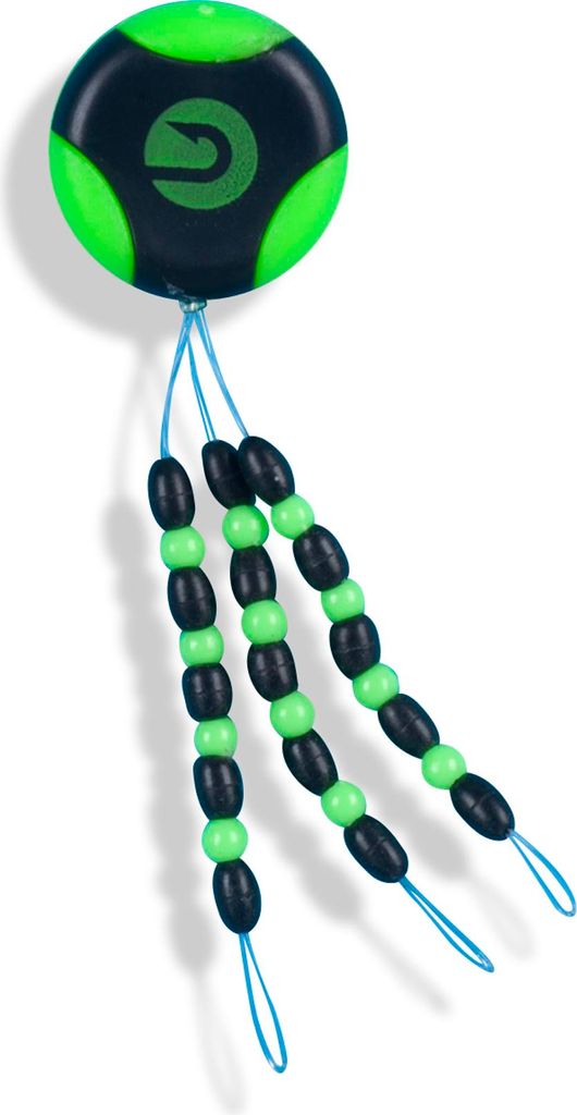 Saenger Gummistopper Black mit Perle M / 15Stk.