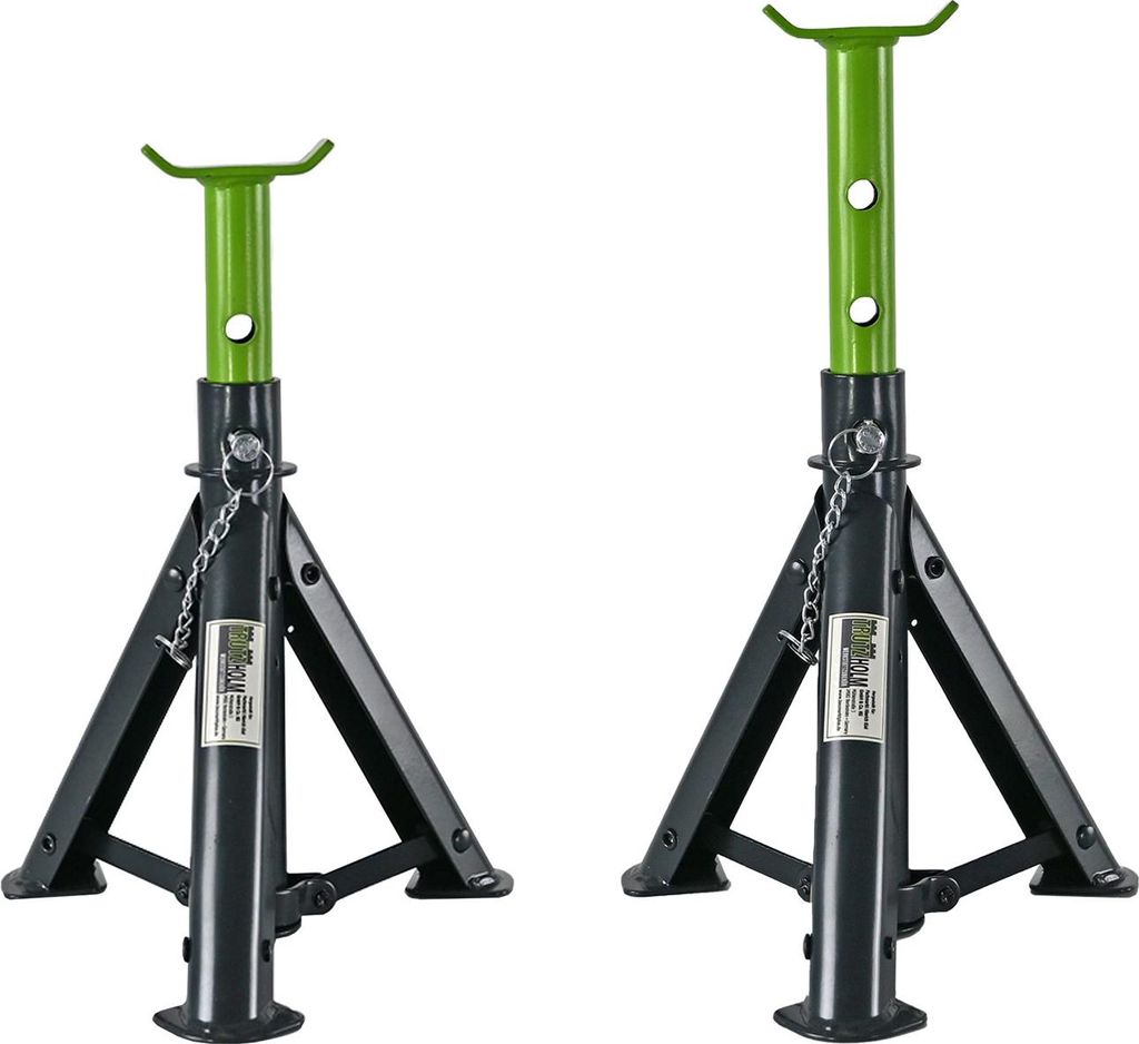 Unterstellbock 2 Stück, 2 Tonnen Traglast pro Stütze Höhe von 245 - 370 mm faltbar