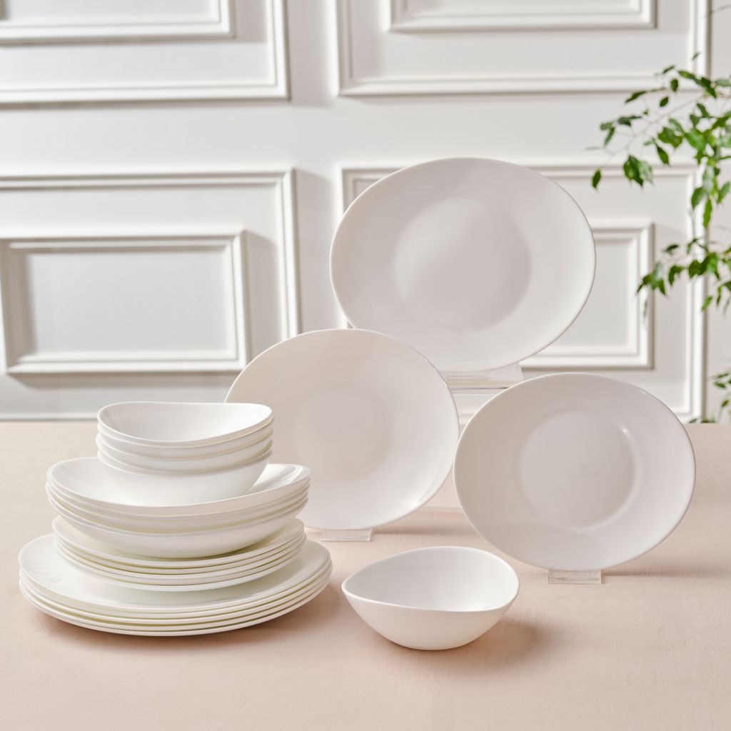 Karaca White Pure 24 Teilige Für 6 Personen Tafelservice Produktbild 