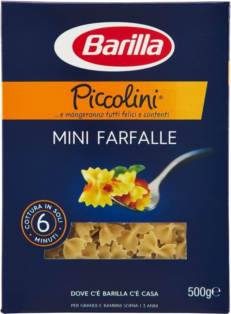 10x Pasta Barilla piccolini Mini farfalle italienisch Produktbild 