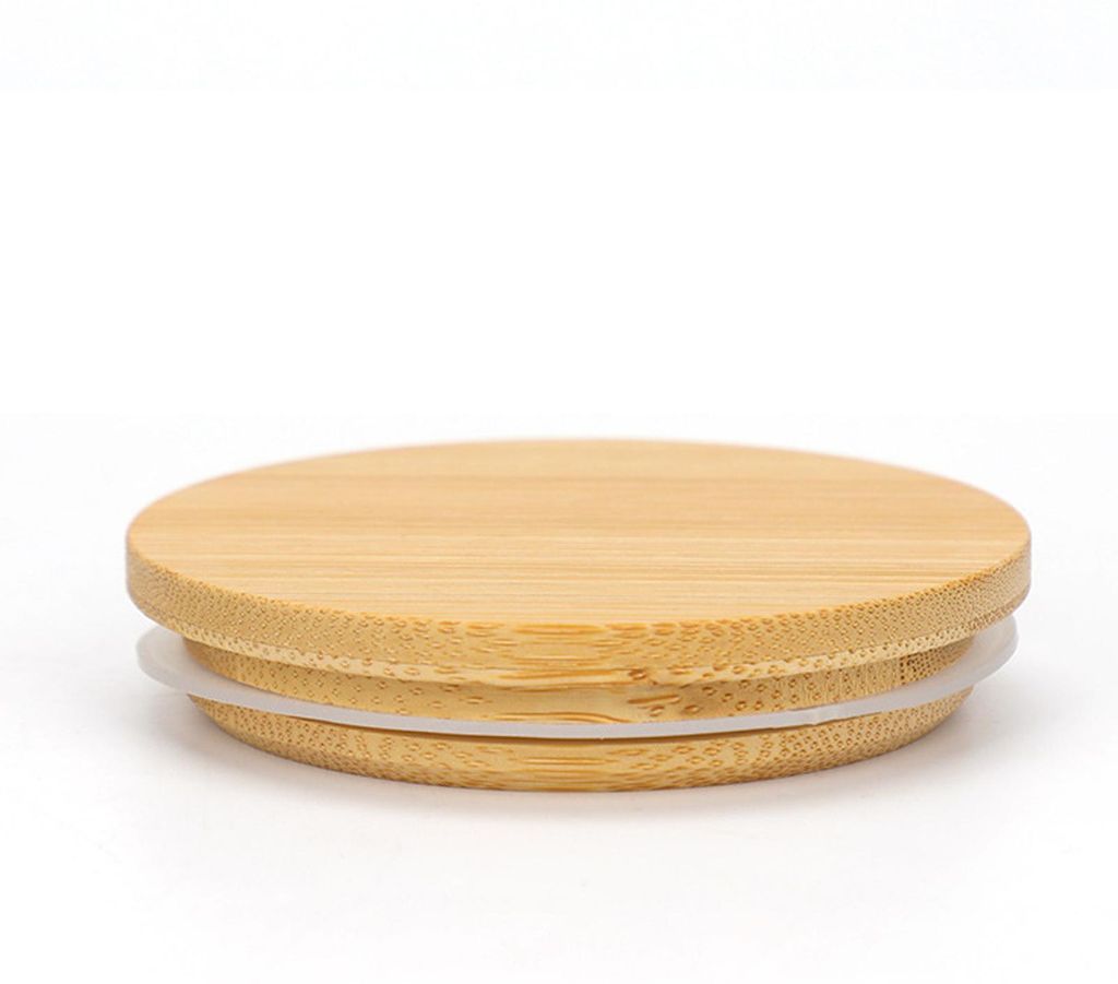 Holzdeckel für Wasserflaschen, Aromatherapie-Teebecher, Glasflaschenverschluss (90/100/110/130 mm), Lebensmittelbehälterdeckel für Zuhause, Küc...