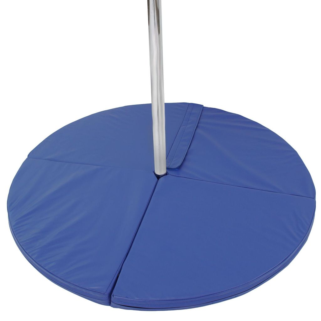 Pole Dance Matte 10 cm Ø 120cm blau Tanzstangenmatte matte Produktbild 