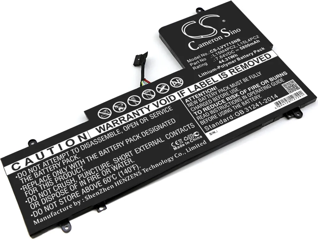 Batterie Lenovo Yoga 710 14IKB et 15 - Remplacement Haute Performance