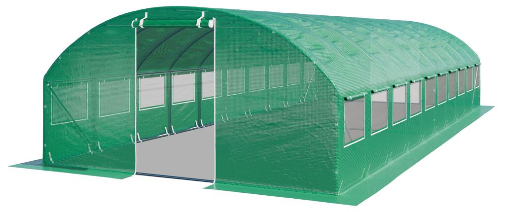 TOOLPORT Foliengewächshaus Gewächshaus 4x10m stabil & Produktbild 