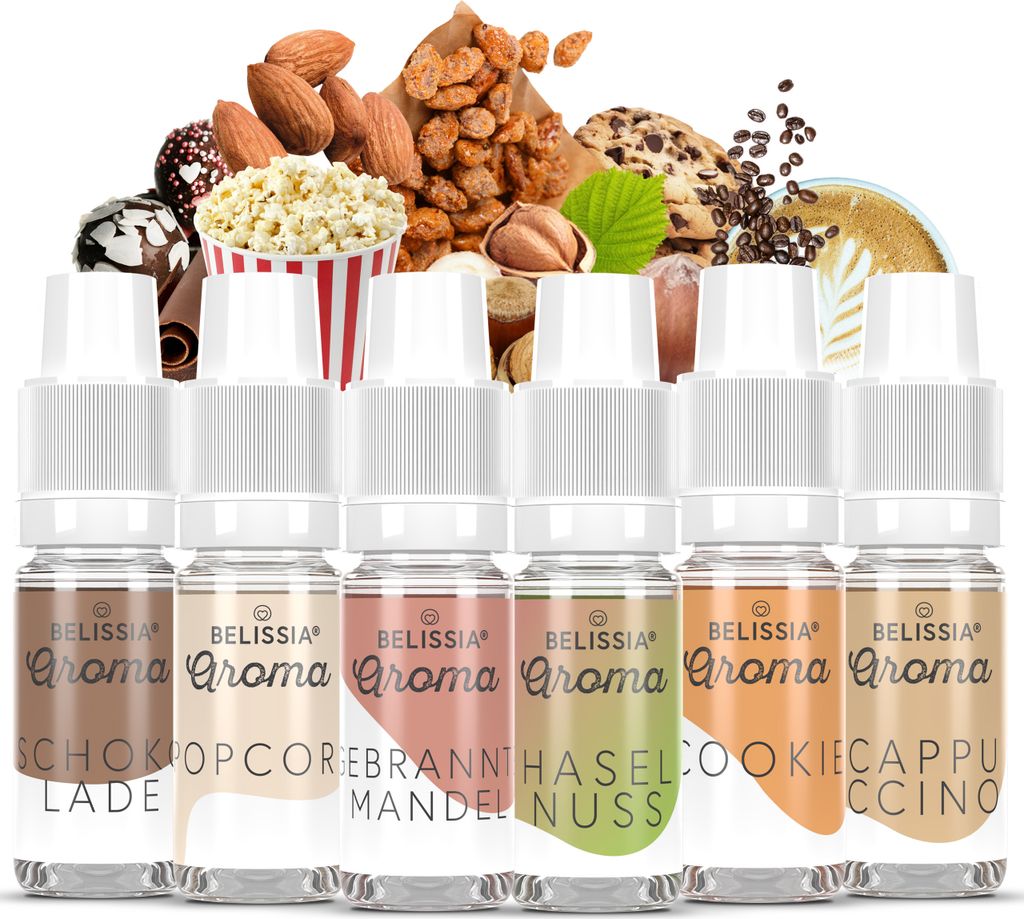 Belissia Lebensmittelaroma Set Kaffeepause - 6x10ml Produktbild 