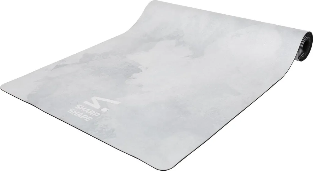 Tapis de yoga antidérapant Sharp Shape Marbre en microfibre recyclée