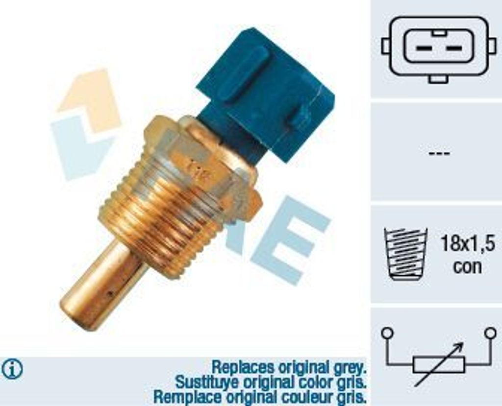 FAE Kühlmitteltemperatursensor 33150 für FIAT TIPO (160) Produktbild 