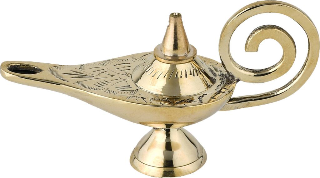 Décoration orientale Aladin Lampe magique Jini petite Image du produit 