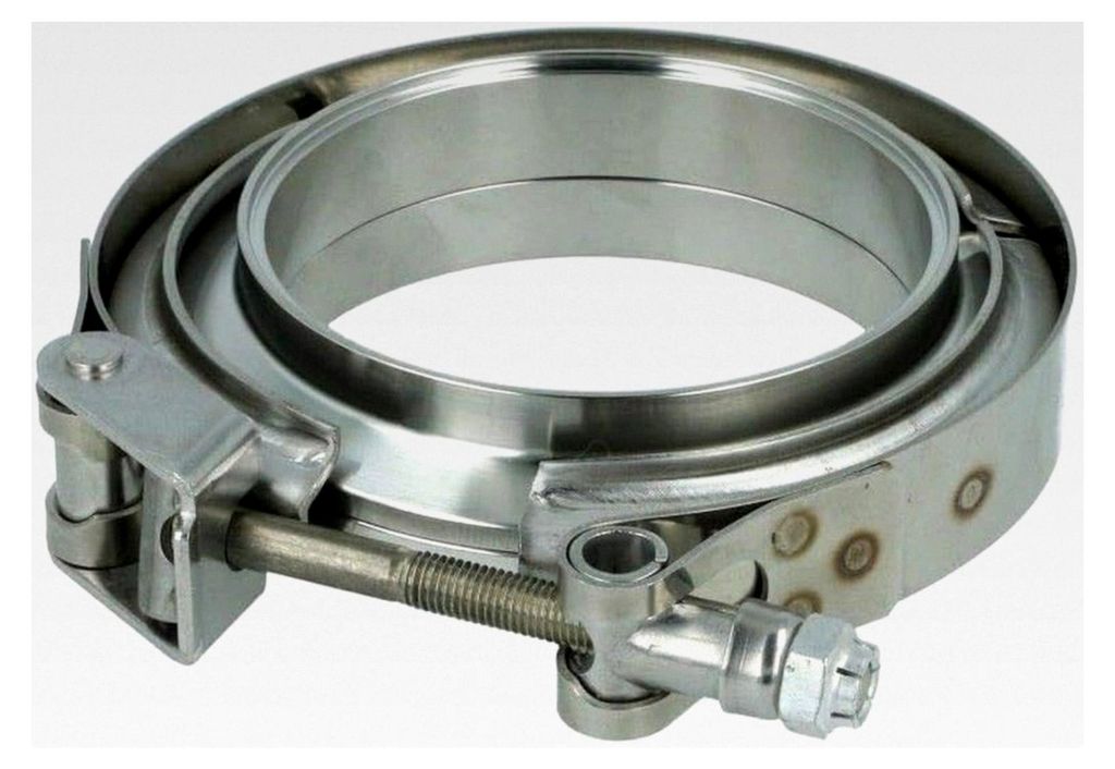 V-Band Set 38mm mit Zentrierung, Ringen und Schelle