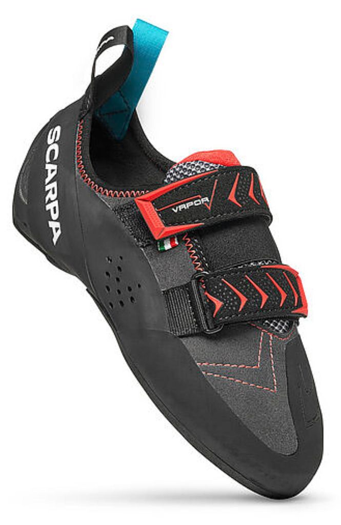 Scarpa VAPOR V LV - Kletterschuh - smoke/coral smoke/coral 42,5