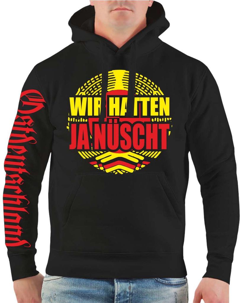 Herren Kapuzenpullover DDR Wir hatten ja nüscht