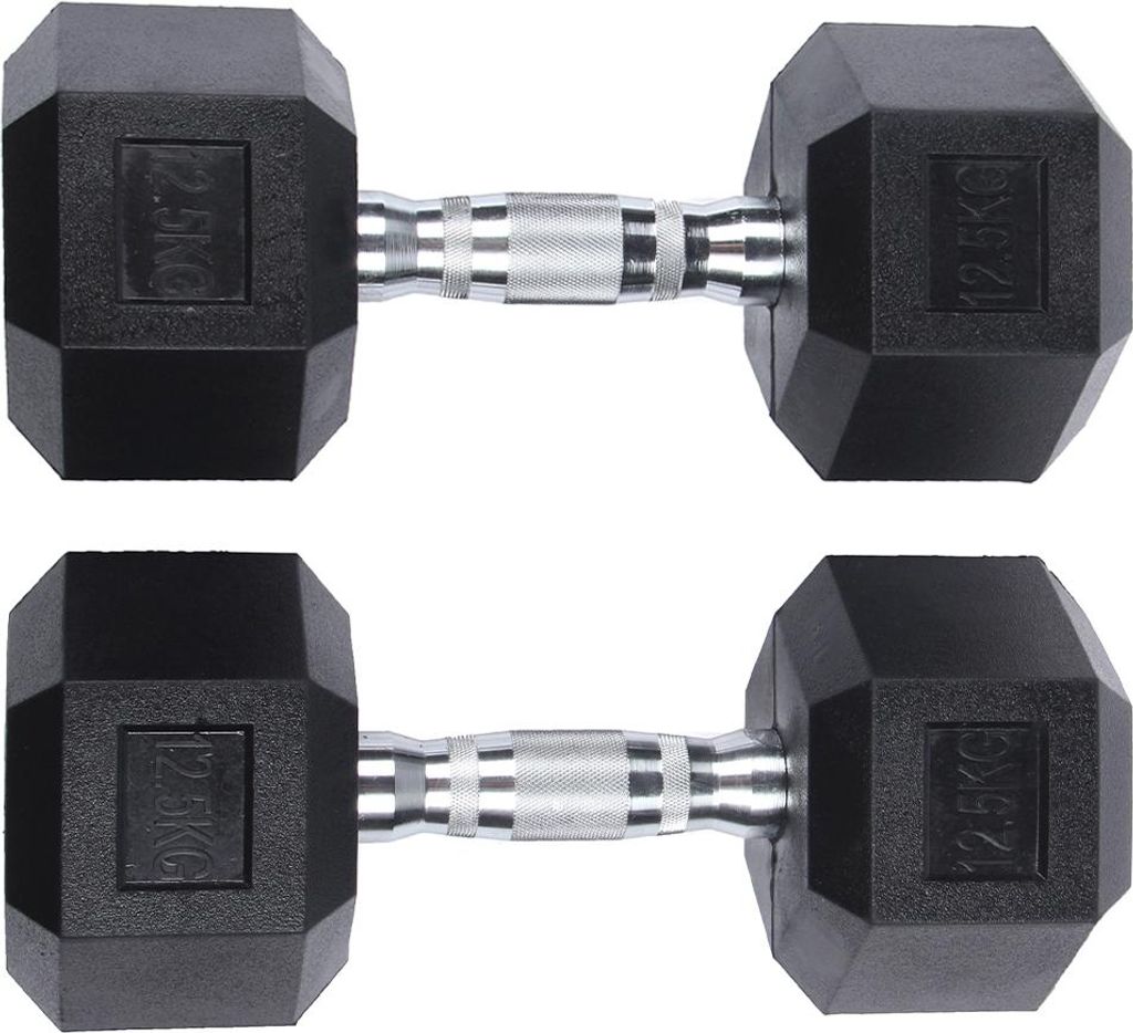 Einheitsgröße STR-132|SPORTINATOR 12,5 kg Hexagon Hantel Produktbild 