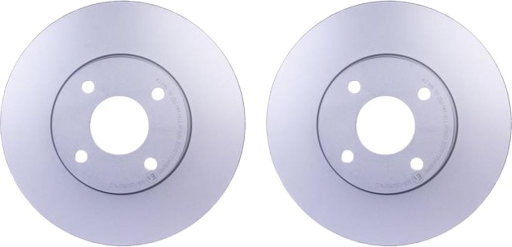 2 Bremsscheiben innenbelüftet Ø 63,6 mm 25 mm HELLA für FORD FIESTA
