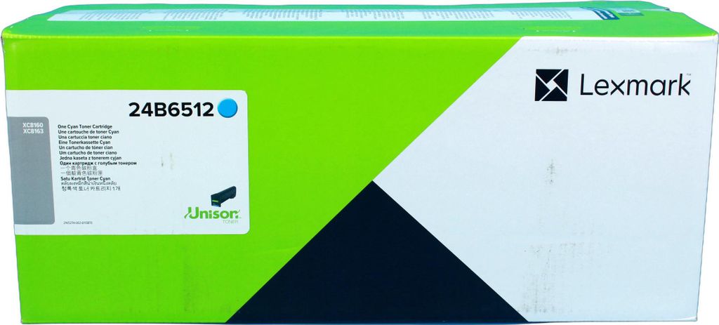 Lexmark 24B6512 Tonerkartusche Cyan 50.000 Seiten für Lexmark XC8160